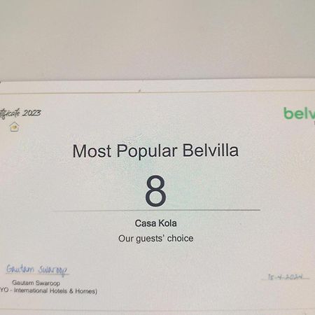 Belvilla By Oyo Casa Kola โมไรรา ภายนอก รูปภาพ